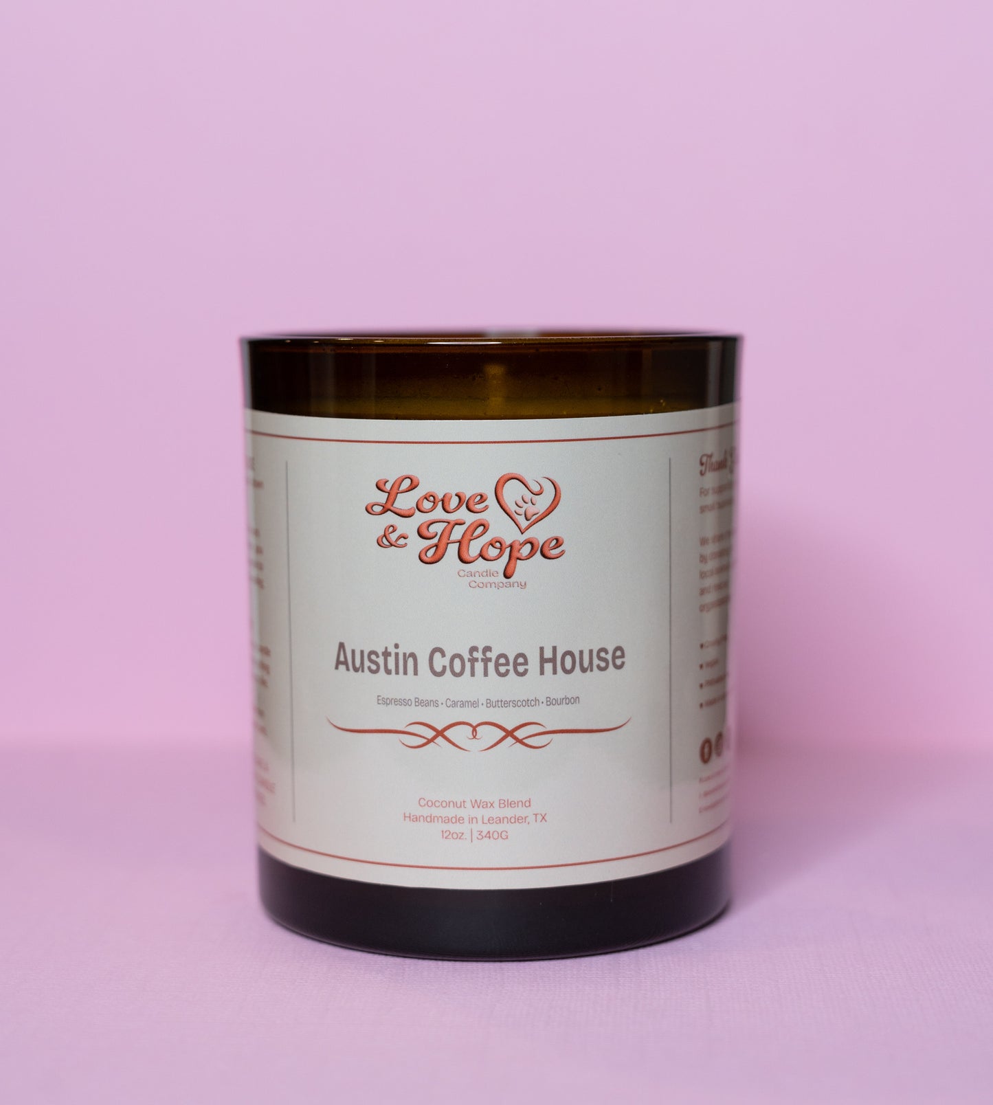 Austin Coffee House Glass Vessel