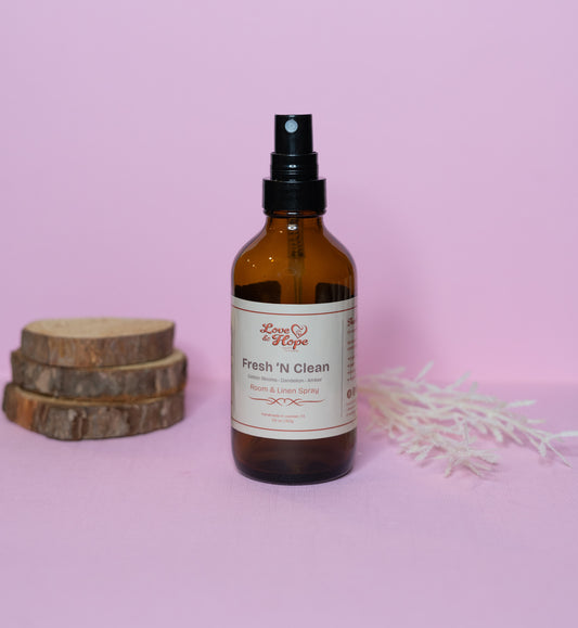 Fresh N Clean Linen Spray, Front 