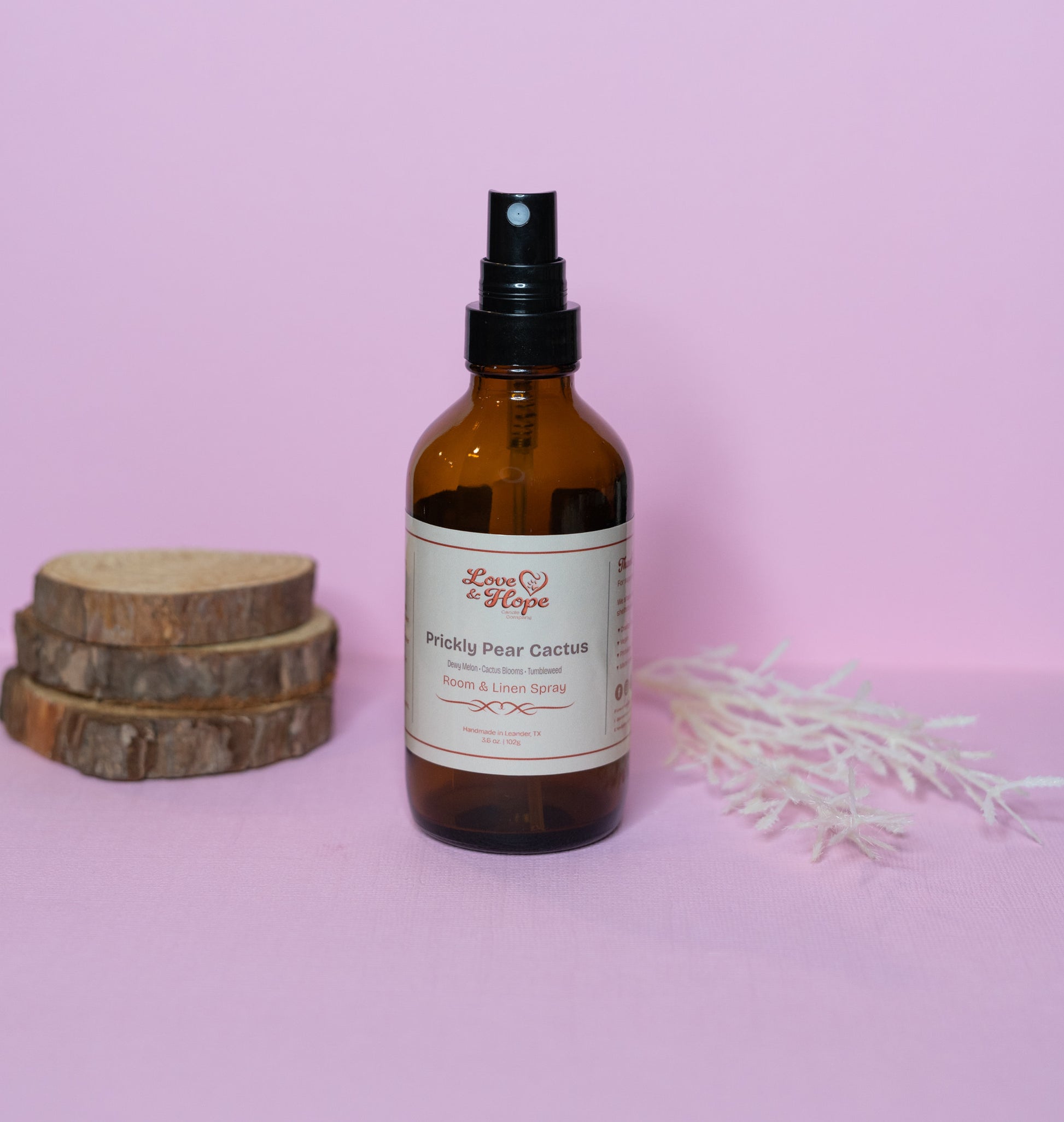 spraying prickly pear cactus Prickly Pear Cactus Room & Linen Spray – Love & Hope Candle Company